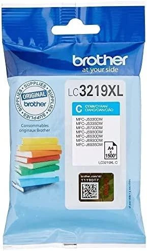 BROTHER LC-3219XLC žydro rašalo kasetė, 1500 vnt.