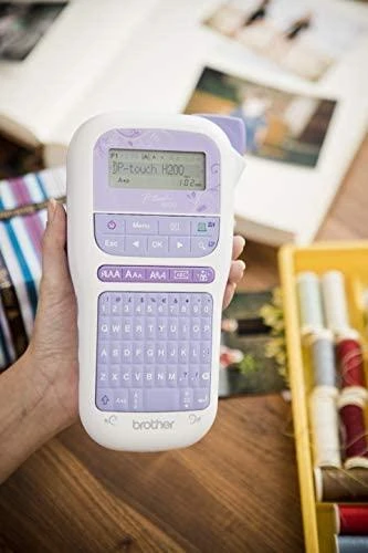 Etiketės spausdintuvas - Brother P-Touch PT-H200 Durable Label Maker, Juodas