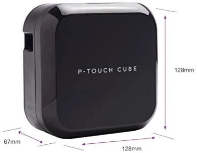 BROTHER PT-P710BT CUBE PLUS, LABEL THERMO Spausdintuvas PORTABLE, USB, BT (Juodas)