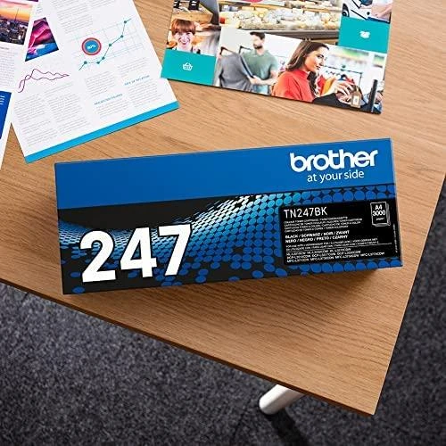 BROTHER TN-247BK Juodas Tonerio Kasetė, Išeiga 3000 Puslapių
