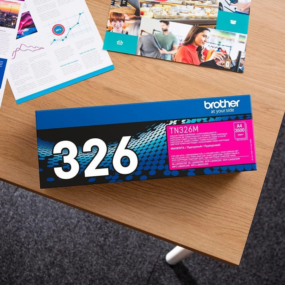 BROTHER TN-326M TONER HIGH MAGENTA 3500P