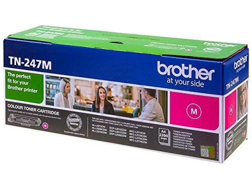 BROTHER TN-247C purpurinė tonerio kasetė, 2300 puslapių