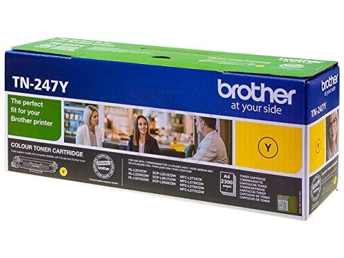 BROTHER TN-247C Geltonas tonerio kasetė, 2300 puslapių