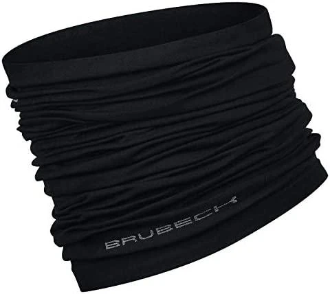 Juodas Brubeck Athletic kaklo šildytuvas su logotipu