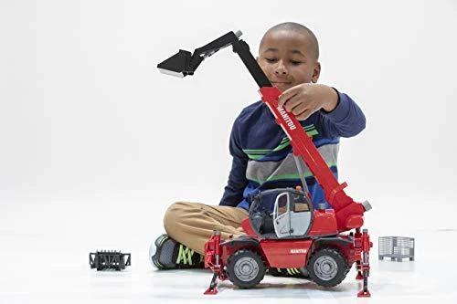 Pojazd BRUDER krautuvas Manitou Telescopic MRT 2150 (su aksesuarais), 2129