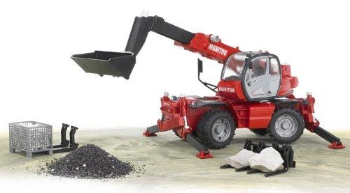 Pojazd BRUDER krautuvas Manitou Telescopic MRT 2150 (su aksesuarais), 2129