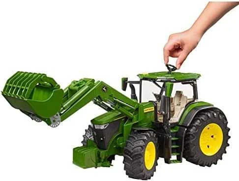 BRUDER traktorius John Deere 7R 350 su priekiniu krautuvu, 03151