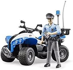 BRUDER policijos keturratis motociklas figūrėle ir priedais 63010