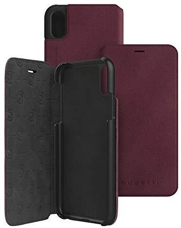 Dėklas Bugatti BookCover Parigi Phone X/Xs raspbery 29866