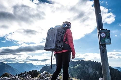 B&W Outdoor Cases Type 6000 juoda su pianką