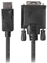 LANBERG CA-DPDV-10CU-0018-BK kabelis DisplayPort M V1.2->DVI-D M 24+1 1.8m Juodas DUAL LINK