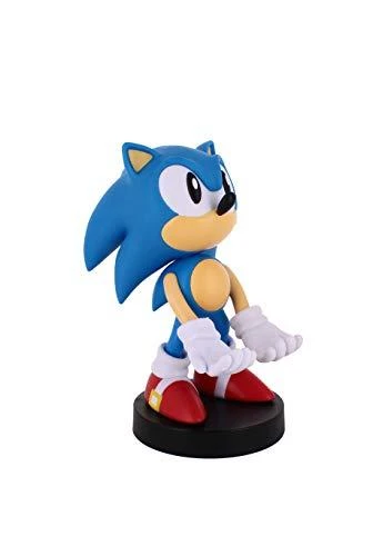 Exquisite Gaming Cable Guys: Sonic The Hedgehog - Sonic, Telefono arba Valdiklio laikiklis. Komplekte USB kabelis