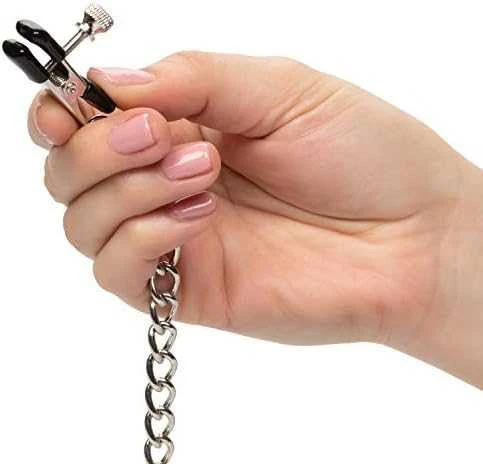 Calexotics dekoratyviniai reguliuojami spenelių gnybtai BDSM rišimas
