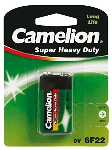 Camelion | 6F22-BP1G | 9V/6F22 | Super Heavy Duty | 1 vnt.