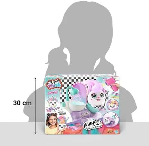 Pliušinis žaislas su plaukų dažymo rinkiniu Canal Toys Airbrush Plush Hair'iffic