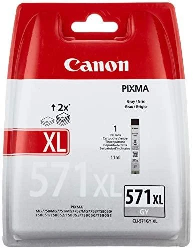 Canon CLI-571XL GY (0335C001) Rašalinė kasetė, Pilka