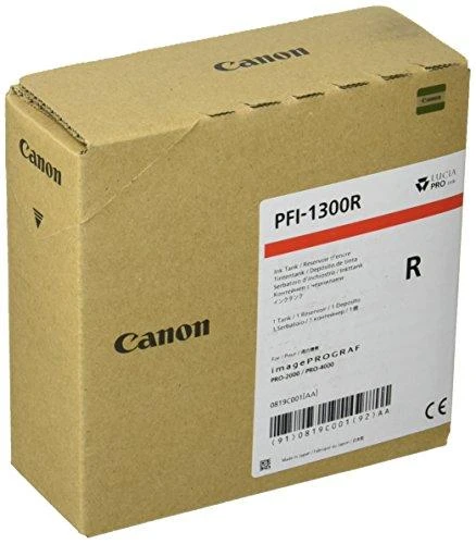 Originalus „Canon“ rašalas / rašalas PFI-1300 R, 0819C001, raudonas, 330 ml