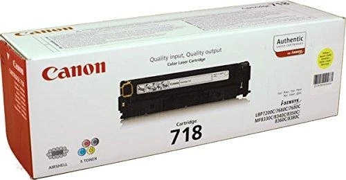 Canon CRG 718 (2659B002) Lazerinė kasetė, Geltona