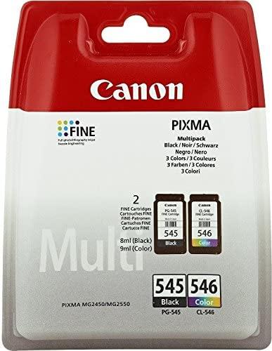 Canon PG-545XL/CL546XL rašalo kasetės, + GP501 10x15 foto popierius