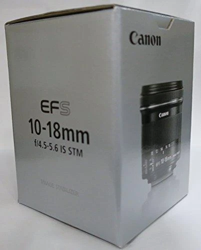 Canon EF-S10-18ISSTM „Ultra“ platus objektyvas Juoda