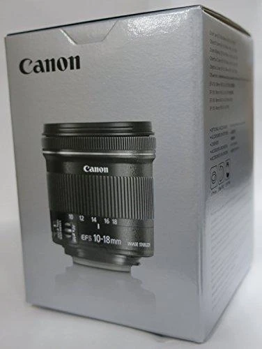 Canon EF-S10-18ISSTM „Ultra“ platus objektyvas Juoda