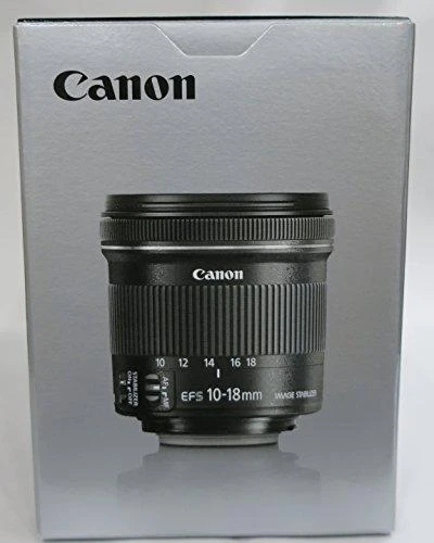 Canon EF-S10-18ISSTM „Ultra“ platus objektyvas Juoda