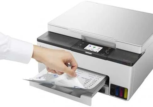 CANON MAXIFY GX1050 daugiafunkcis spalvotas rašalinis spausdintuvas, pakartotinai užpildomas, A4, 210 x 297 mm, A4, 15 atv./min., 250 lapų, USB 2.0, LAN, „Wi-Fi“.
