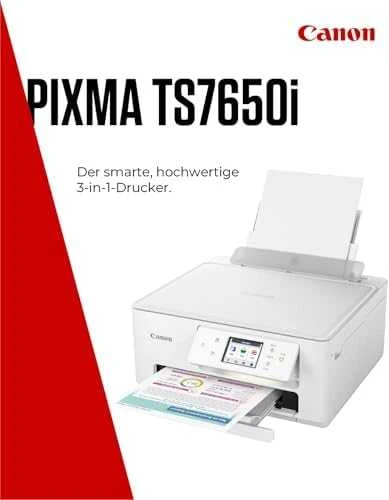 Spausdintuvas Canon | daugiafunkcis įrenginys | PIXMA TS7650i | Inkjet | Spalvotas | A4 | Wi-Fi | Baltas
