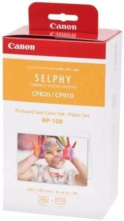 Canon spalvoto rašalo/popieriaus rinkinys SELPHY CP1300 Spausdintuvas | RP-108