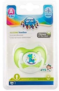 CANPOL BABIES silikoninis simetrinis čiulptukas TOYS, 0-6 mėn., 23/291