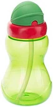 CANPOL BABIES gertuvė su šiaudeliu 12m+ 270ml 56/109 žalias