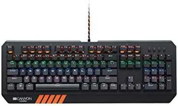Mechaninė klaviatūra žaidimams Canyon Hazard GK-6, Mėlyna Switch, LED, US išdėstymas