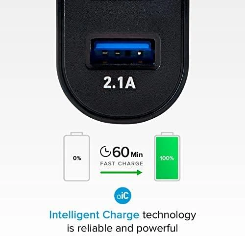 Įkroviklis Sieciowa SBS 2.1A FC 2xUSB juoda