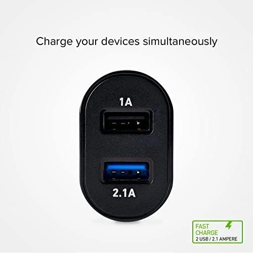 Įkroviklis Sieciowa SBS 2.1A FC 2xUSB juoda