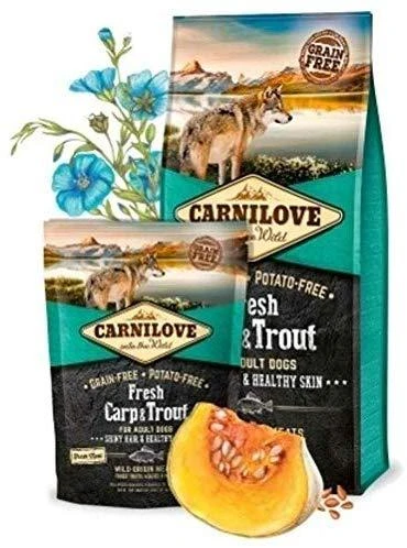Carni Love Dog Fresh su karpiu ir upėtakiu for Adult 12kg