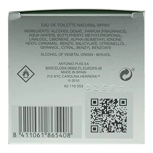 Kvepalai moterims Carolina Herrera 212 NYC EDT, 100 ml