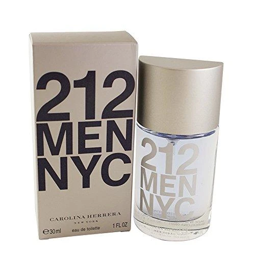 Carolina Herrera 212 NYC Men EDT tualetinis vanduo vyrams, 30 ml