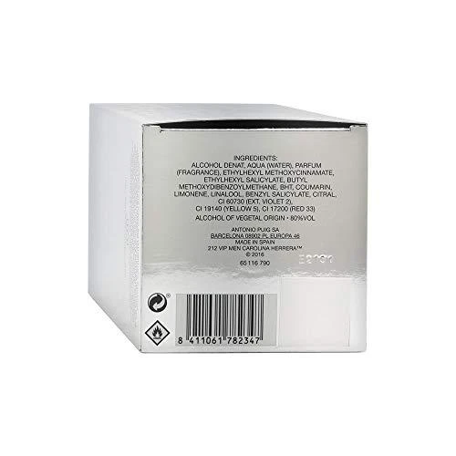 Kvepalai vyrams Carolina Herrera 212 VIP for Men EDT, 200 ml