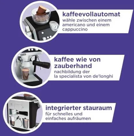 DeLonghi Barista Style Žaislinis kavos aparatas