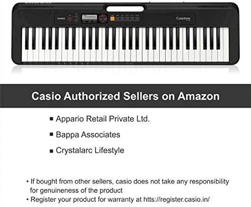 Sintezatorius CT-S200 Casiotone Series Casio, juodas (su adapteriu)