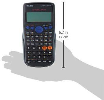 Casio FX-82ES skaičiuotuvas Kišenė Mokslinis skaičiuotuvas Juoda