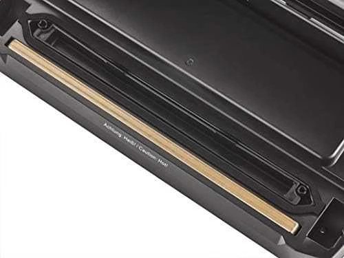 Caso | Bar Vacuum sealer | VRH 490 advanced | Power 110 W | Temperature control | Juodas/Nerūdijantis plienas
