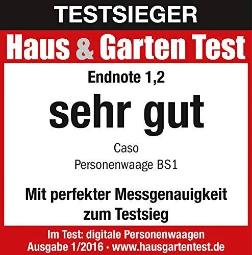 Svarstyklės Caso BS1 Baltos