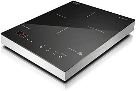 „Caso“ laisvai pastatoma stalo kaitlentė 02225 Degiklių/virimo zonų skaičius 1, Sensor-Touch, Aliuminio, Indukcija