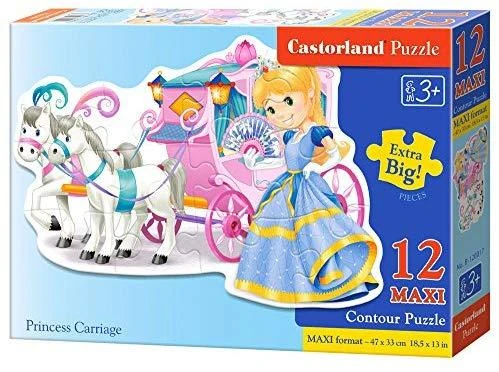 Castorland Dėlionė 12 vnt. - Princesė su karieta aprašymas - Prekės nuotrauka