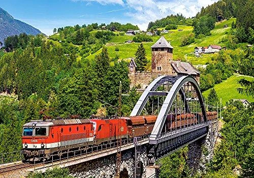Castorland dėlionė Train on the Bridge 500 det.