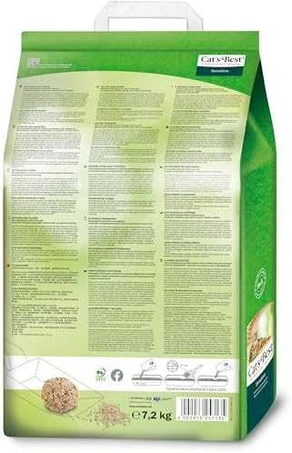 Cat's Best Sensitive Natūralus kačių kraikas iš medienos drožlių, 20 l