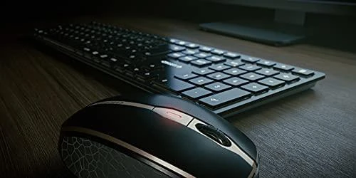 CHERRY DW 9100 SLIM - Klaviatūra ir pelė - QWERTZ - Deutsch - juodas/bronze