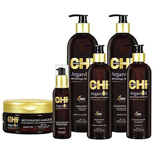 Šampūnas su argano ir moringų aliejumi CHI Argan Oil Šampūnas 340ml