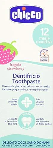 CHICCO dantų pasta braškių skonio 12m+ 50ml
